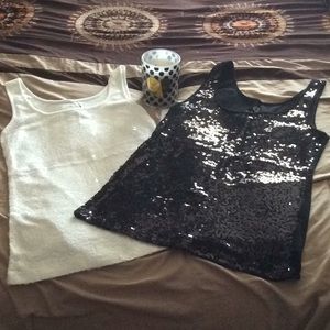 🎉🎉NWOT Bundle of Sequence tank tops
